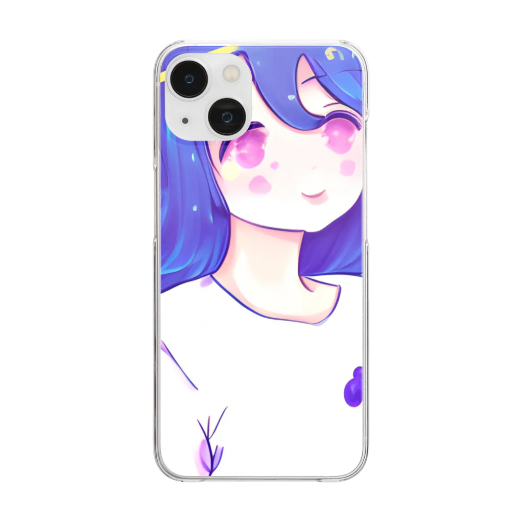 the blue seasonのピスケス Clear Smartphone Case