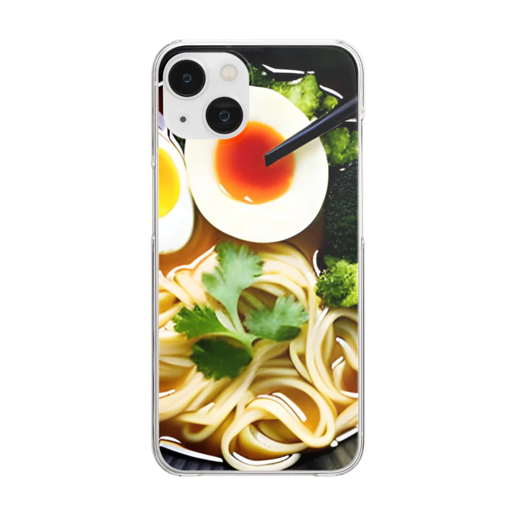 inbushiのおいしいラーメン Clear Smartphone Case