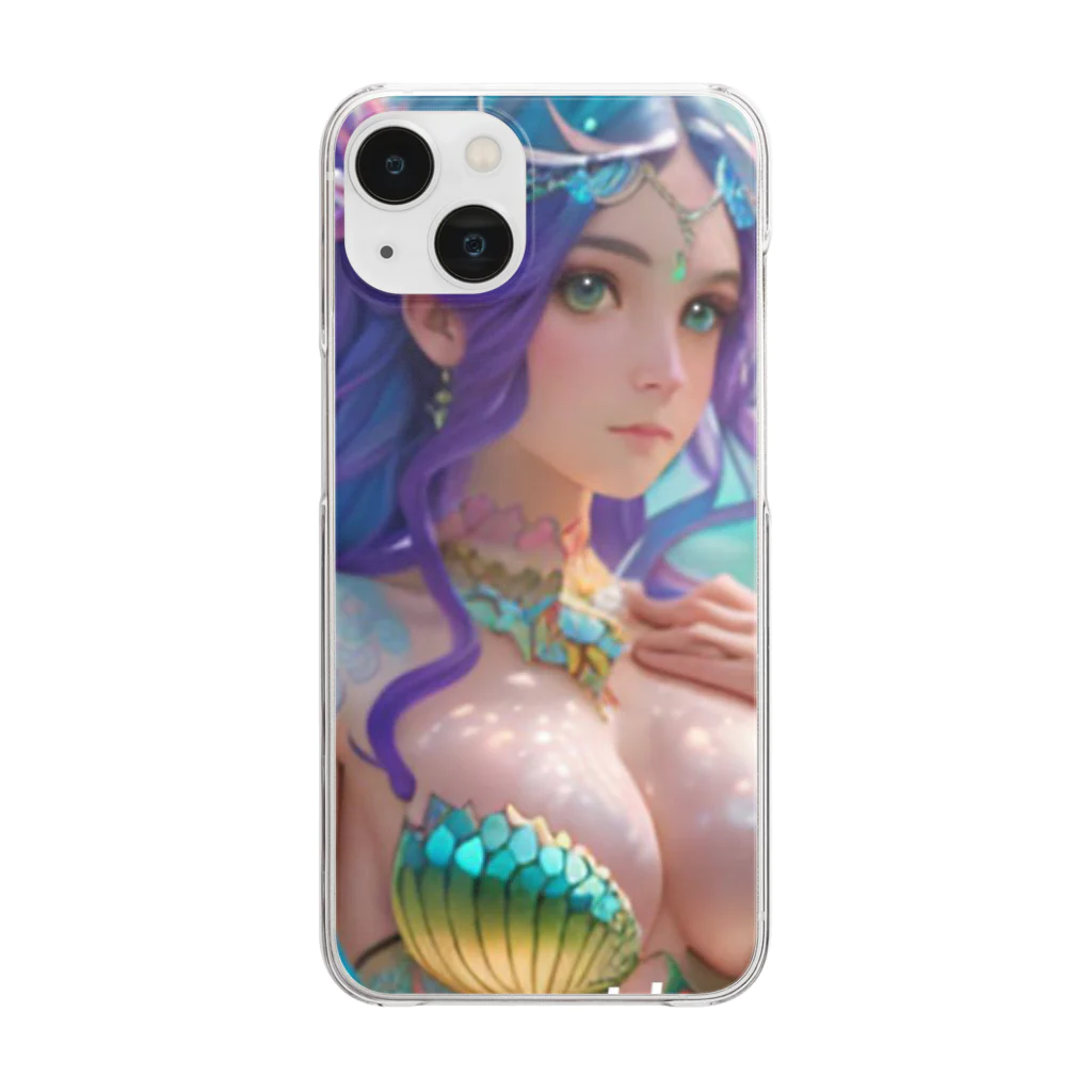 💖宇宙整体♪🌈♪こころからだチャンネル♪💖のbeautiful  mermaid  LARA Clear Smartphone Case