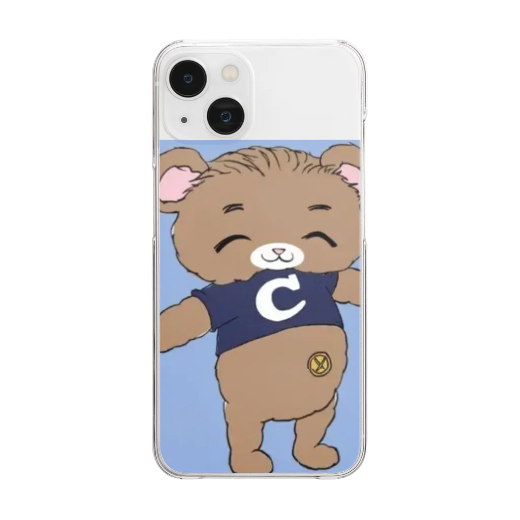 しばけんちゃんのきゃわなぐま Clear Smartphone Case