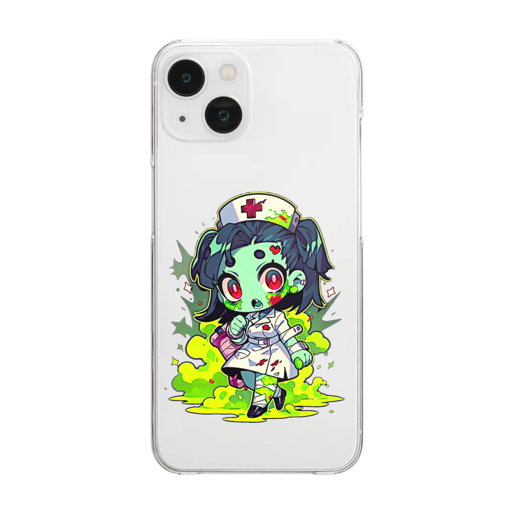 Hojo-Nikiのハロウィンナース Clear Smartphone Case