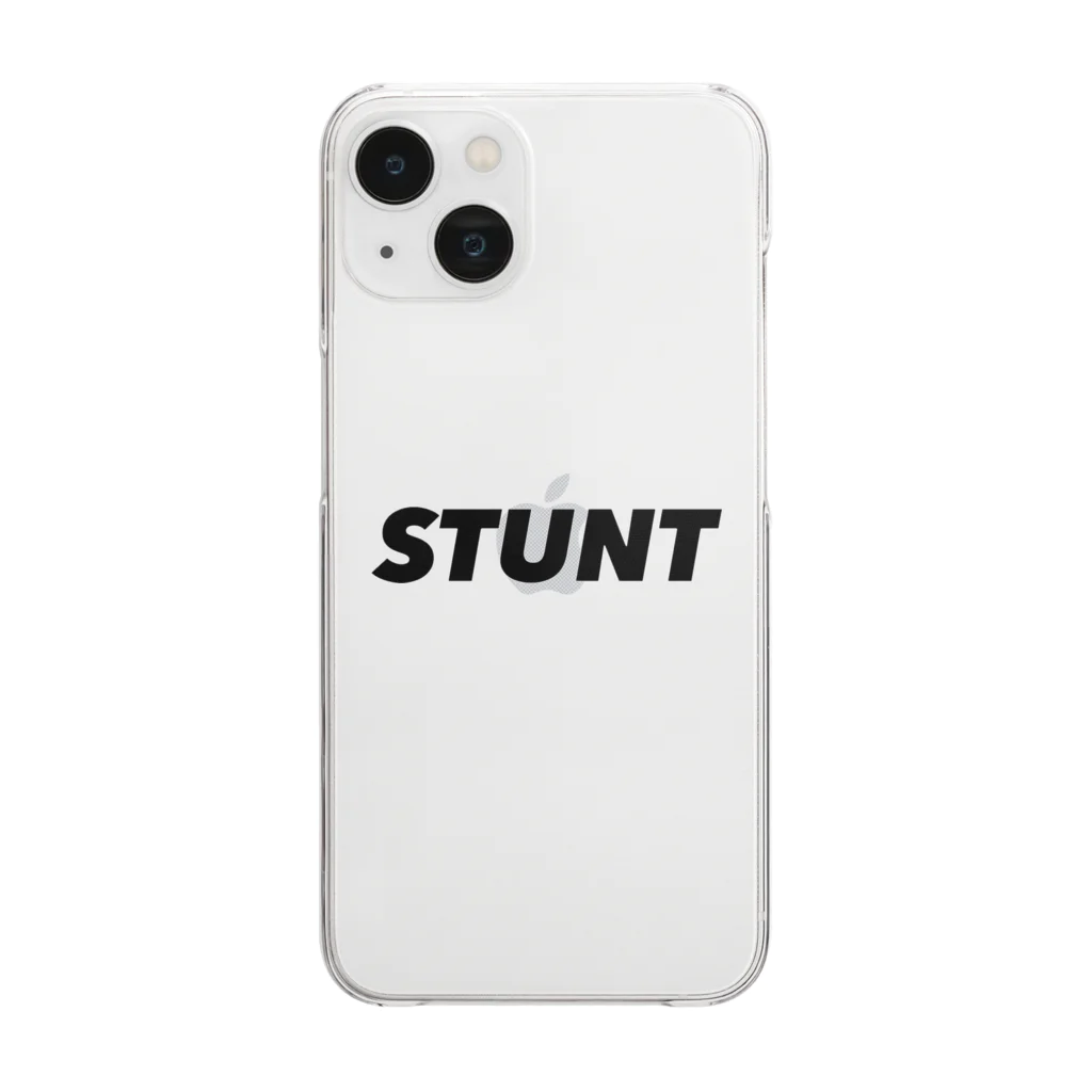 STUNTのSTUNT ロゴアイテム クリアスマホケース