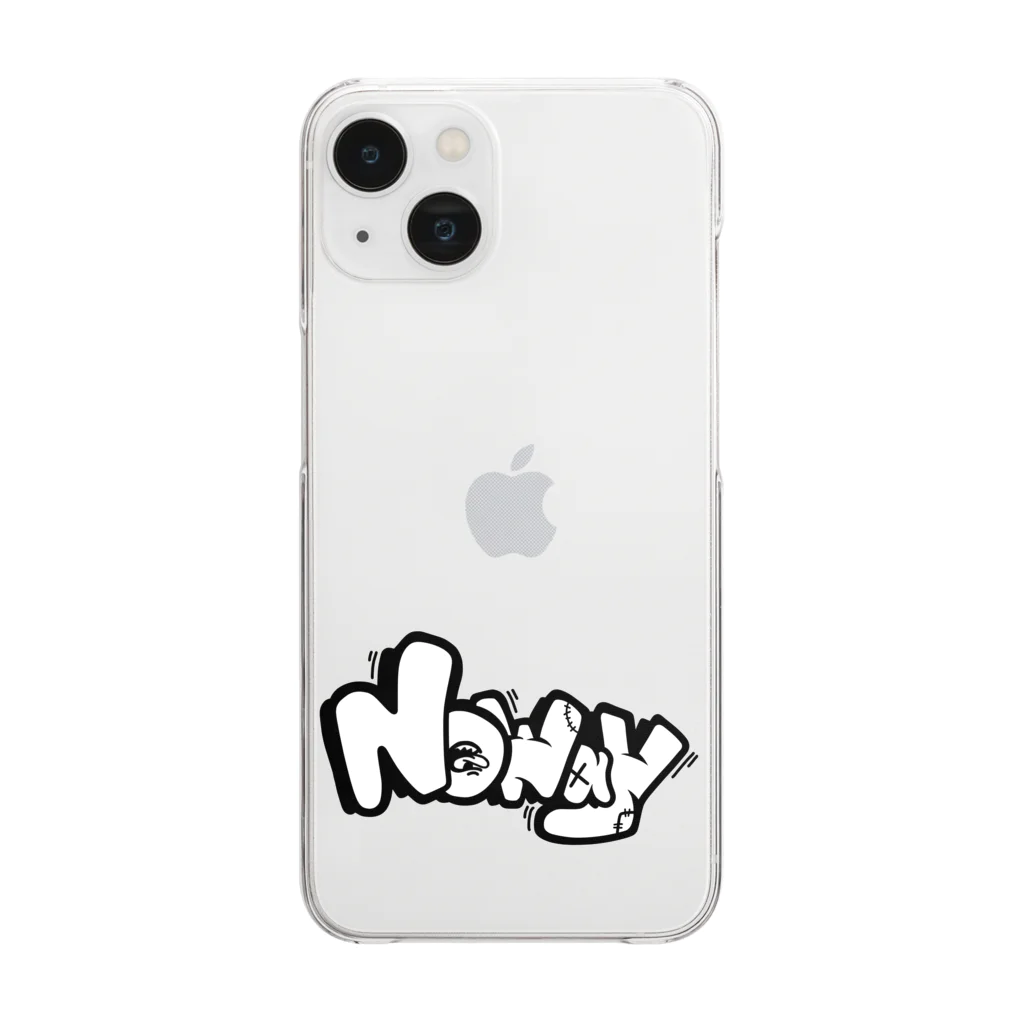 TAXのNoway Logo  Clear Smartphone Case
