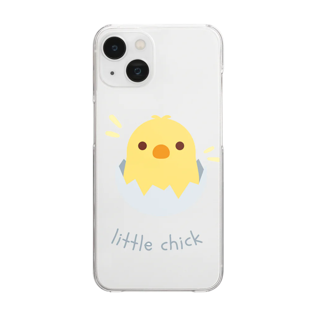 愉快な仲間たちのLittle Chick Clear Smartphone Case