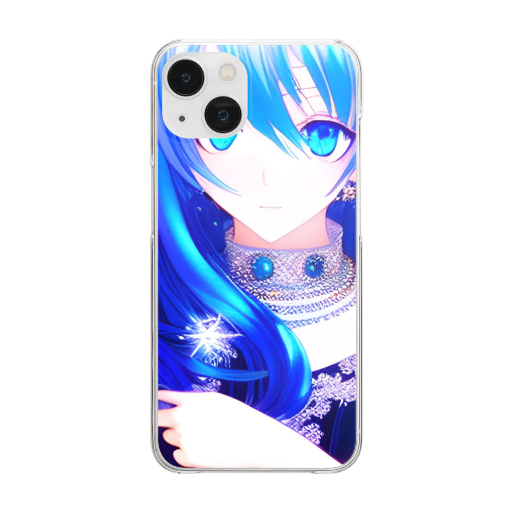 the blue seasonのゆうな Clear Smartphone Case