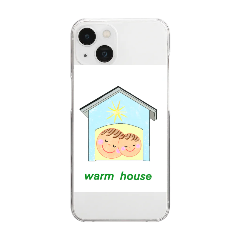 Warm houseのWarm house クリアスマホケース