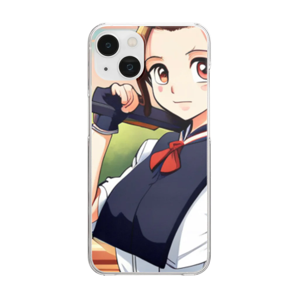 🎨デザイン宮殿🛍️の猫系美少女 Clear Smartphone Case