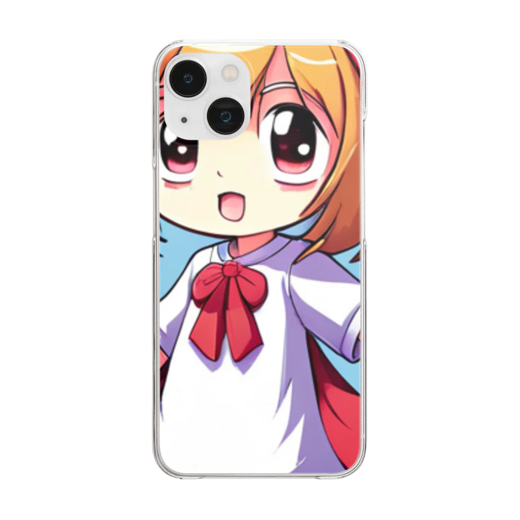 pixel-martのラビちゃん Clear Smartphone Case