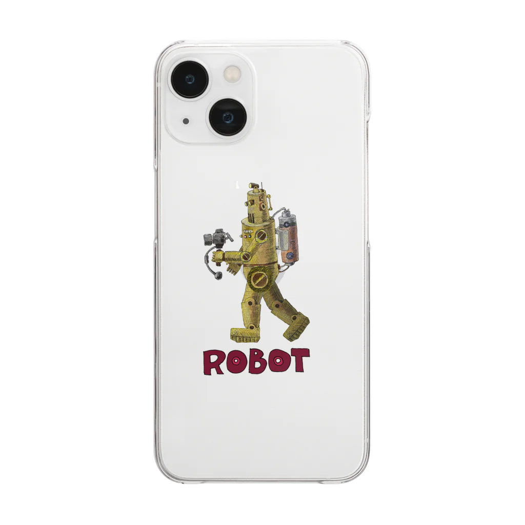 matchboxのROBOT 1 Clear Smartphone Case