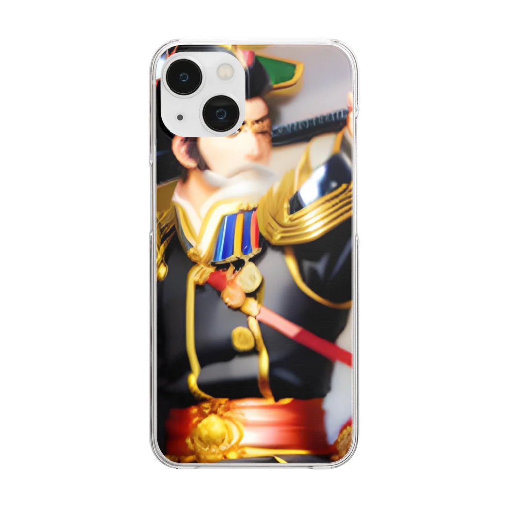 尿蛋白の戦国武将 Clear Smartphone Case