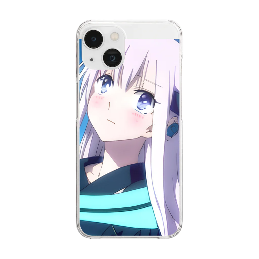 バーチャルライフ。のバーチャル少女 Clear Smartphone Case