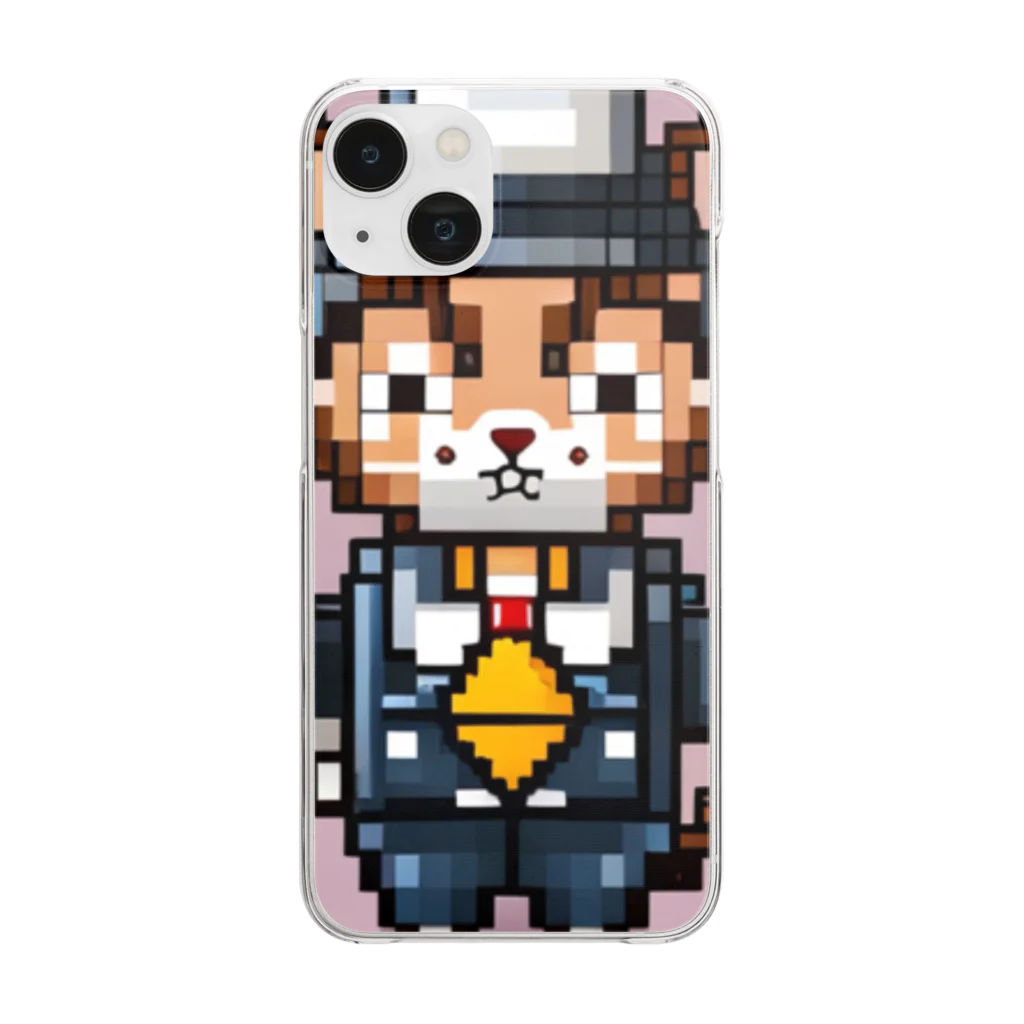 ネコピコshopの賞金稼ぎ猫 Clear Smartphone Case