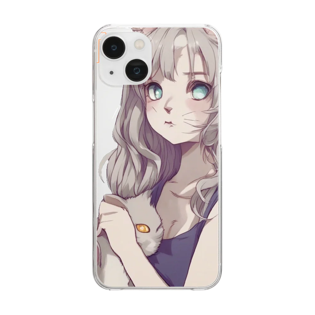 wdd4691のイヤちゃん Clear Smartphone Case