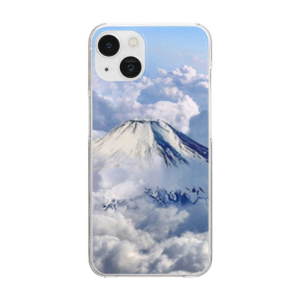 Umageの富士山　Mt.FUJIYAMA Clear Smartphone Case