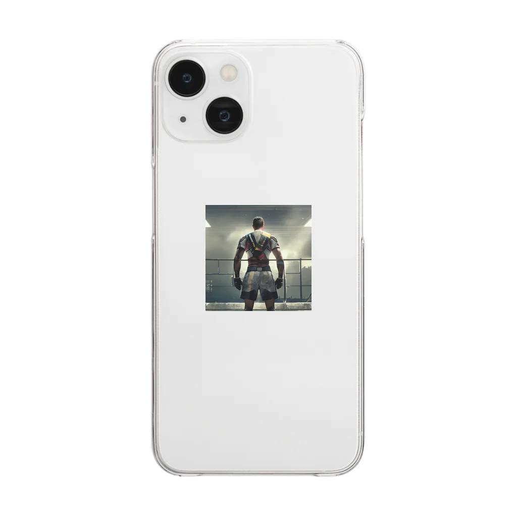 Daruma-Storeの努力する人 "person who makes an effort" Clear Smartphone Case