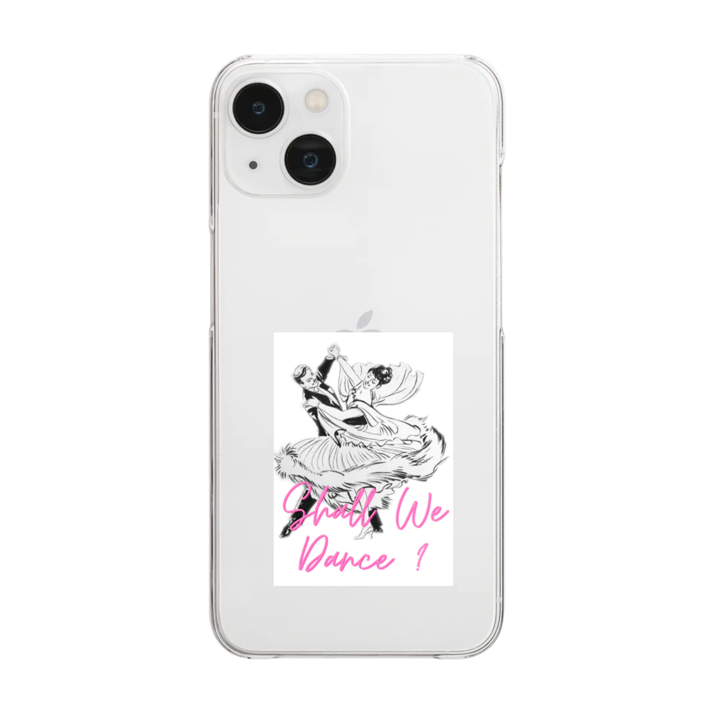 Heart-of-JapneseCultureのShall We Dance Clear Smartphone Case