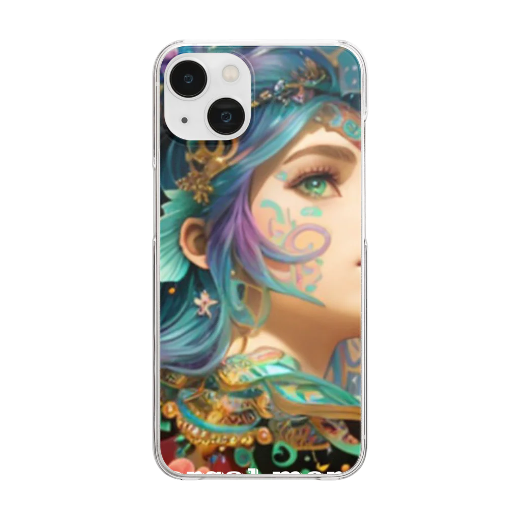 💖宇宙整体♪🌈♪こころからだチャンネル♪💖のuniversal mermaid LARA Clear Smartphone Case