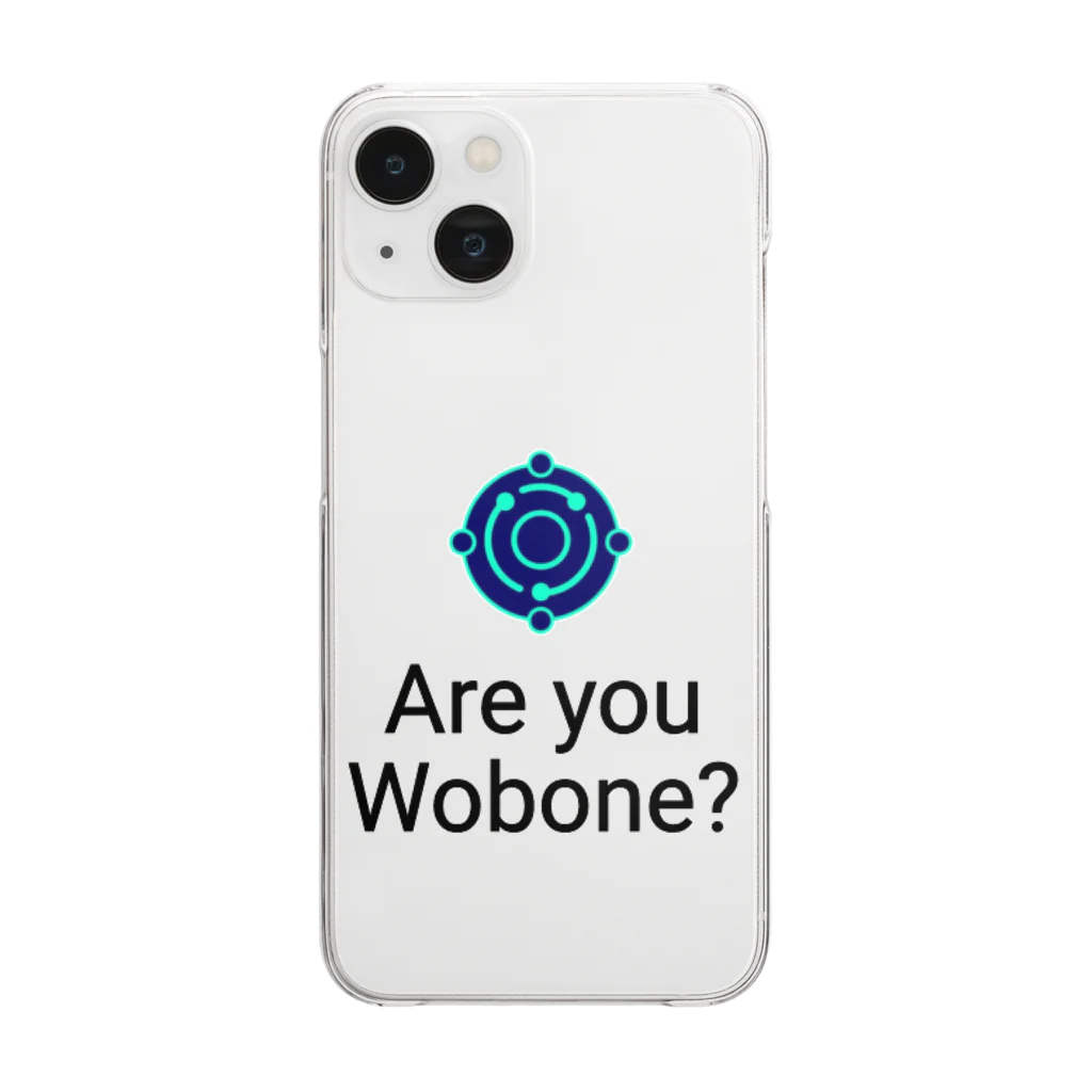 【Search for Wobone】WoboneのAre you Wobone?  クリアスマホケース