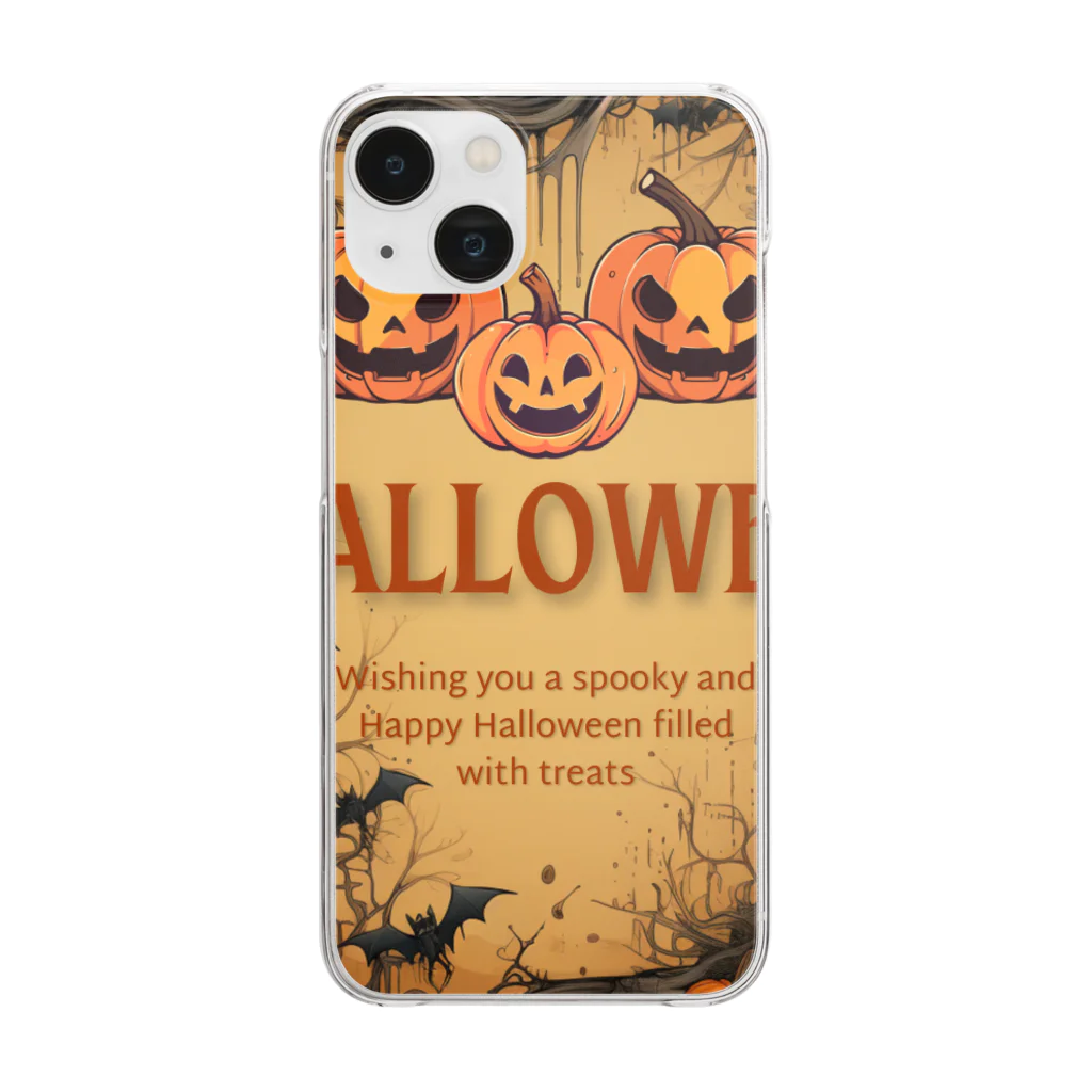 FINE ARTのハロウィングッズ色々🎃 Clear Smartphone Case