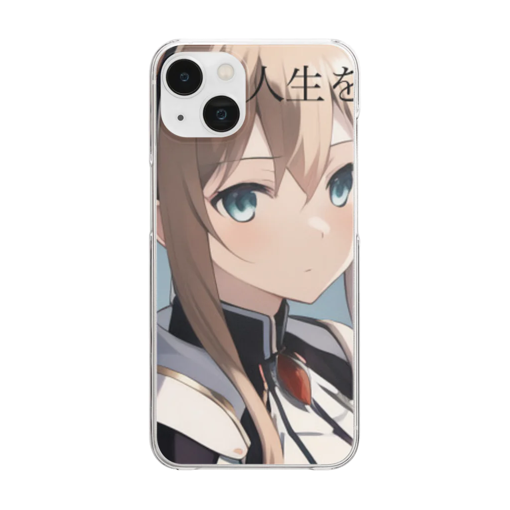 agdeのモエリサとボブ・マーリー Clear Smartphone Case