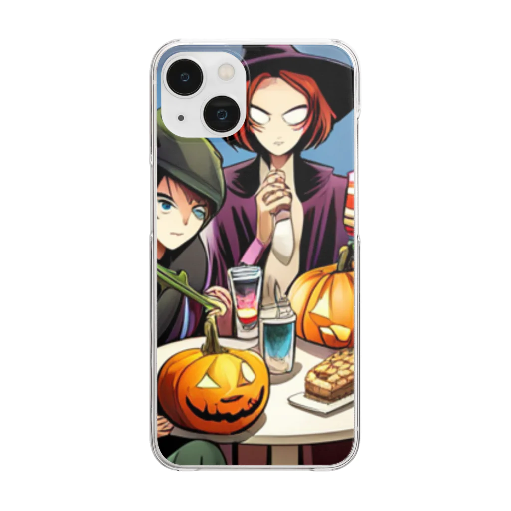 dyneのあなたのハロウィンのお祝いに Clear Smartphone Case