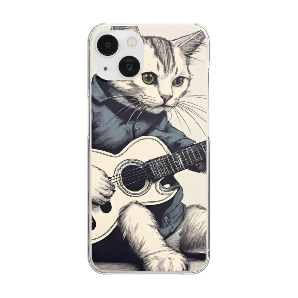 Sing Together のギタにゃん Clear Smartphone Case