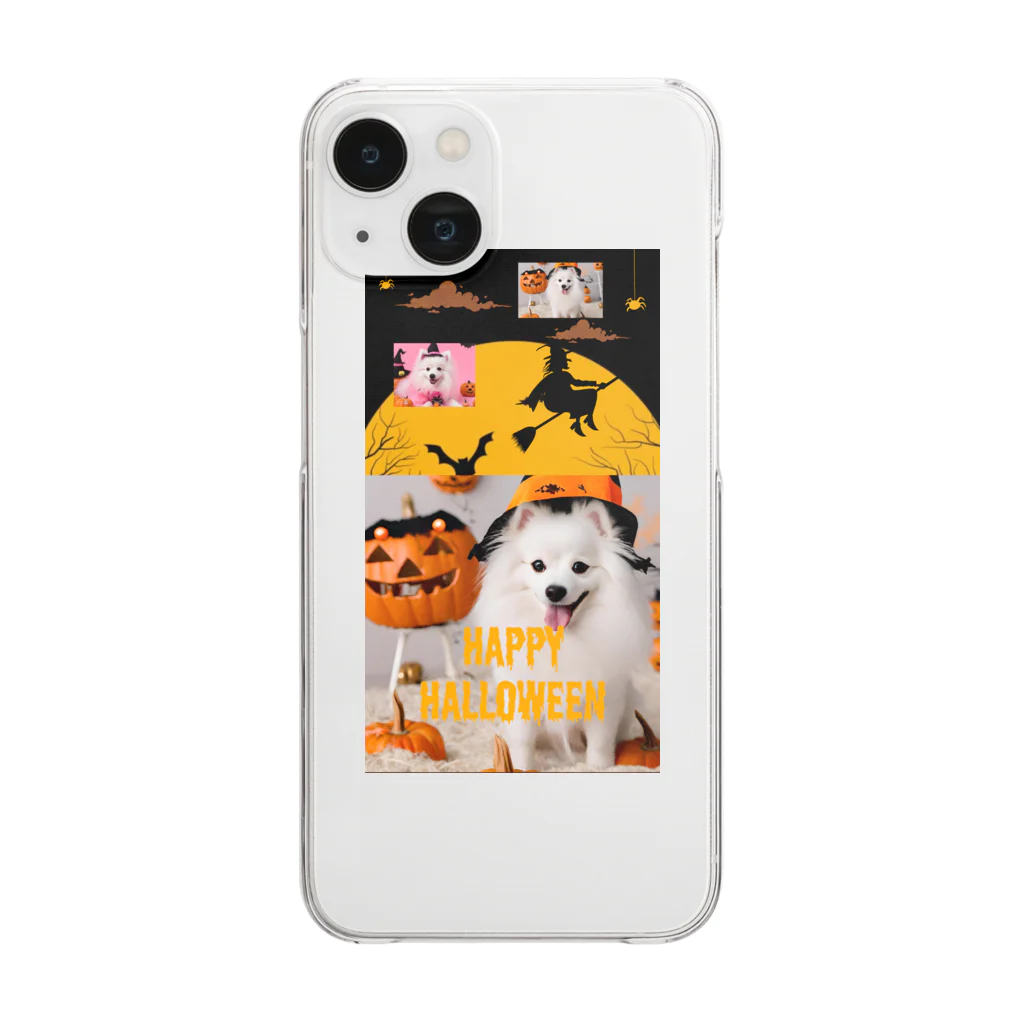 MIPA♥のハロウィン🎃スピッツ Clear Smartphone Case