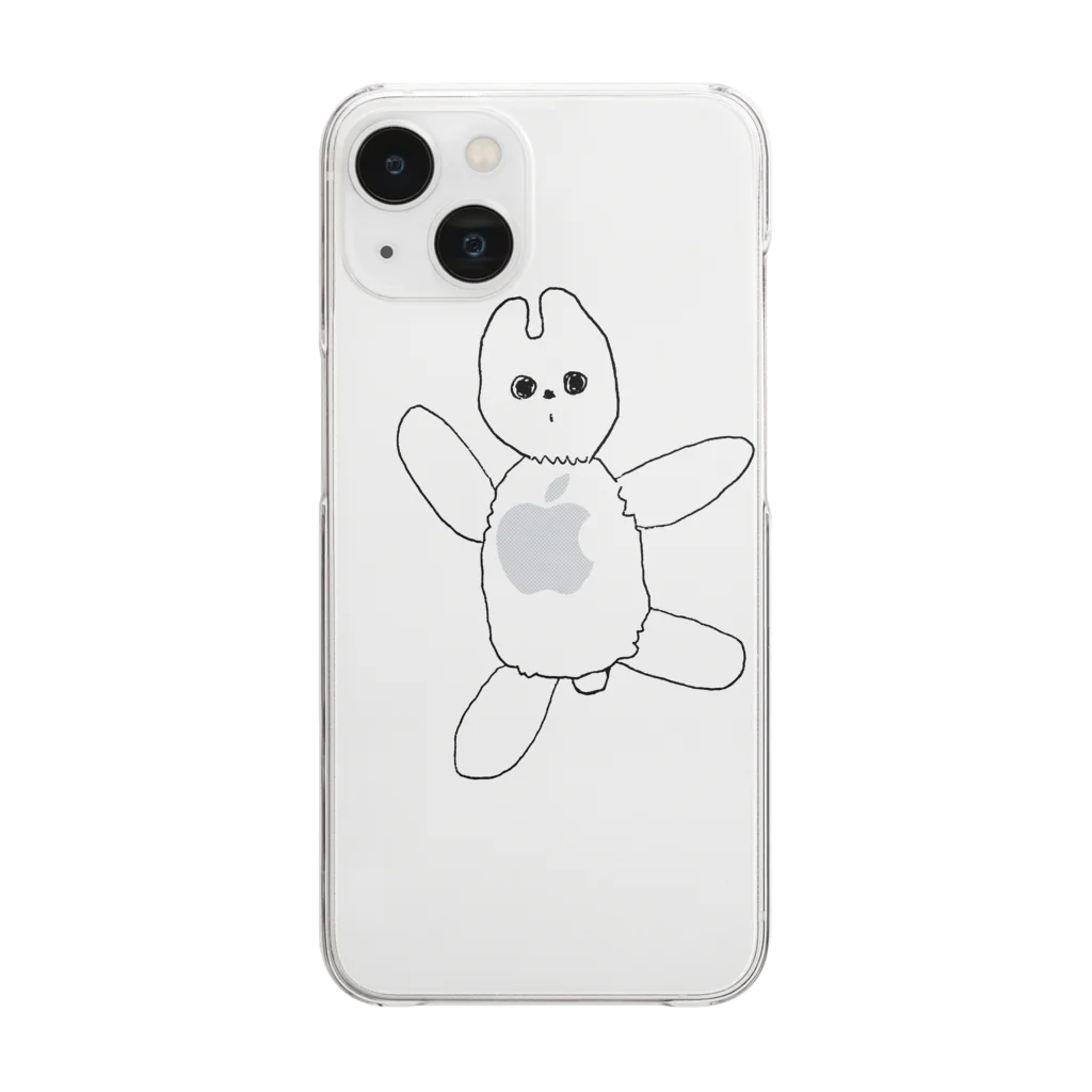 hasamimi shopのはさみみ Clear Smartphone Case