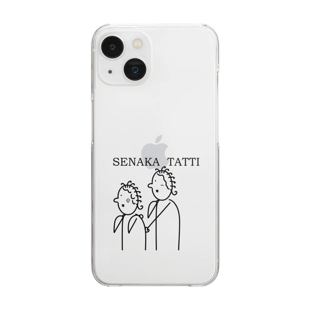 まるちゃん。のSENAKA TATTI Clear Smartphone Case