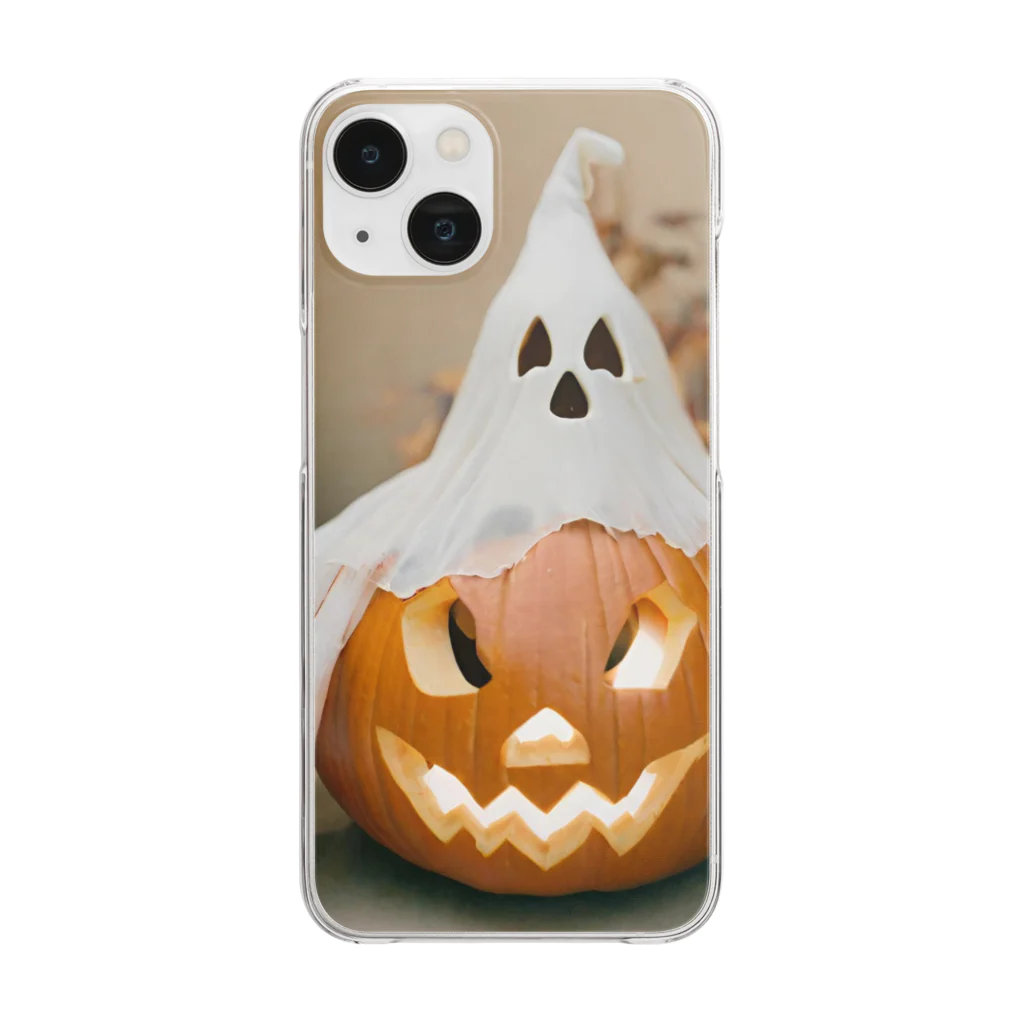 tomoyanntukyaのハロウィンパーティー Clear Smartphone Case