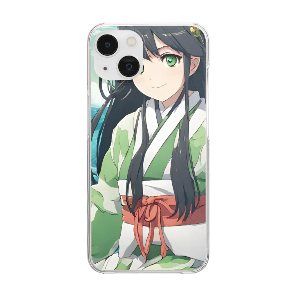 the blue seasonの大沢 あや（おおさわ あや） Clear Smartphone Case