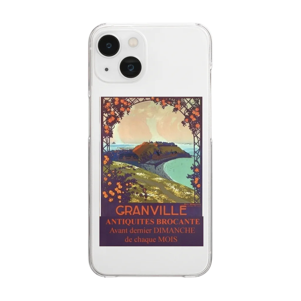 YS VINTAGE WORKSのフランス・グランビル　ブロカント Clear Smartphone Case