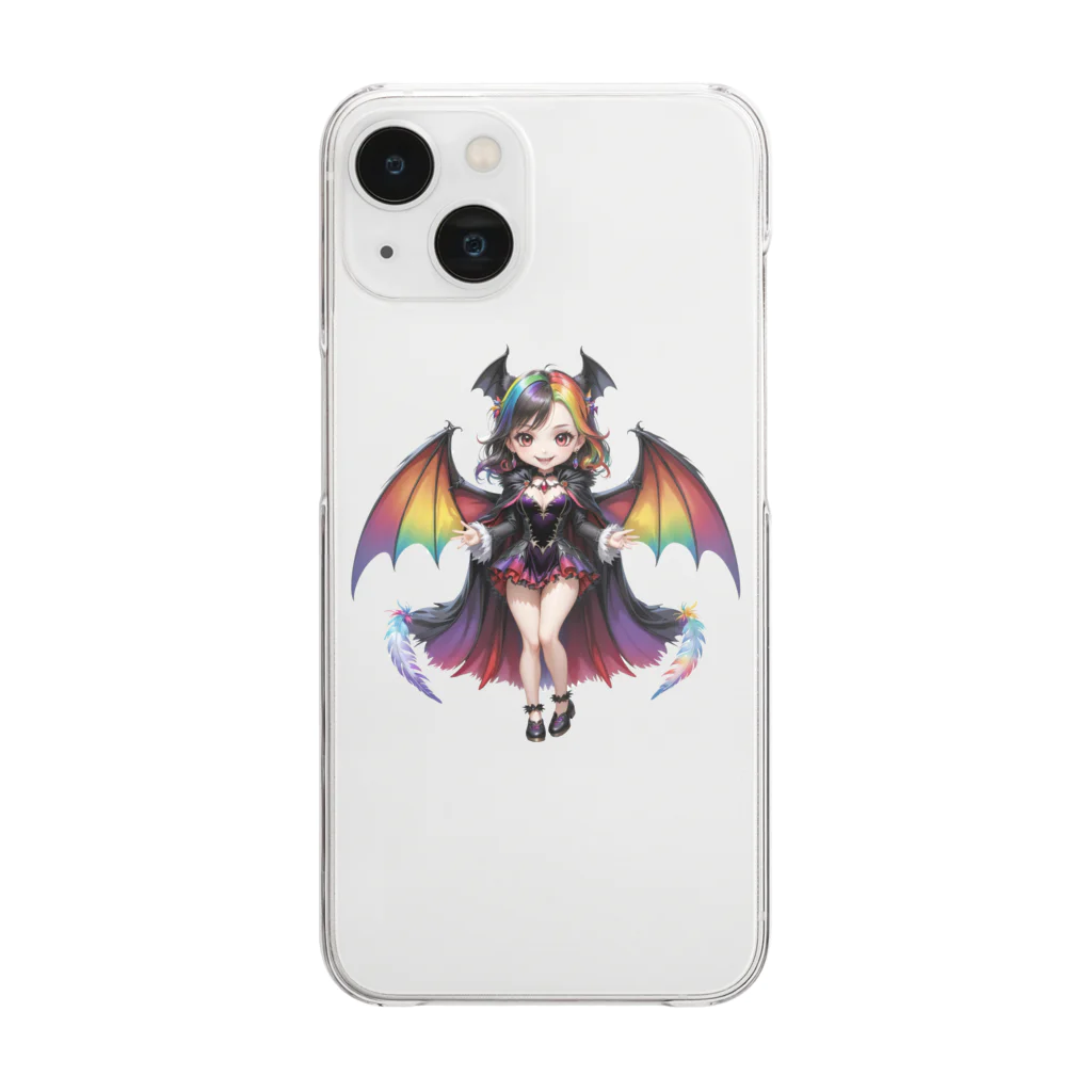 NexDreamの妖精のハロウィンフェス（吸血鬼2） Clear Smartphone Case