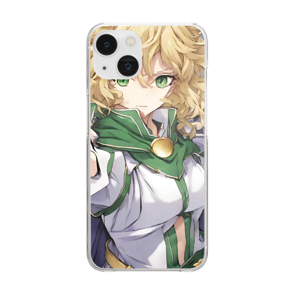 the blue seasonの坂本 真由美（さかもと まゆみ） Clear Smartphone Case