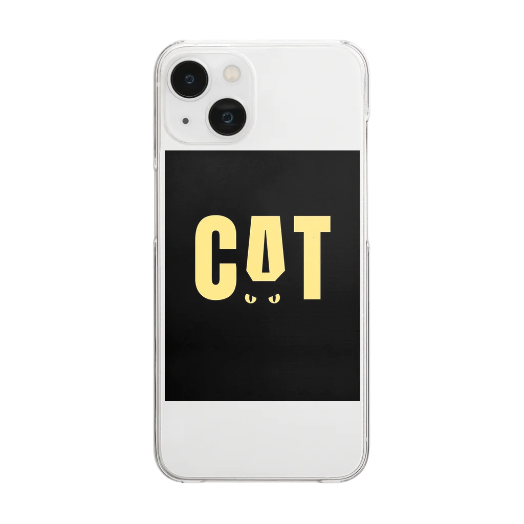 sin-maxのCAT Clear Smartphone Case