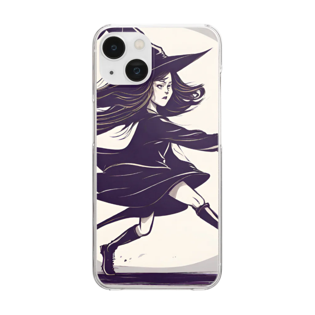 ブティックいろはの魔女 Clear Smartphone Case