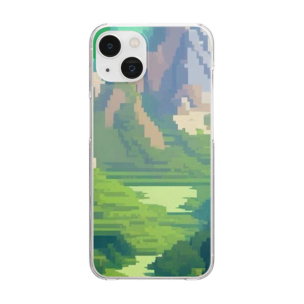 taka_maniaの山岳地帯 Clear Smartphone Case