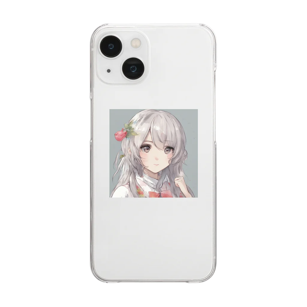 ゆうたんショップの可愛いAIキャラ2 Clear Smartphone Case