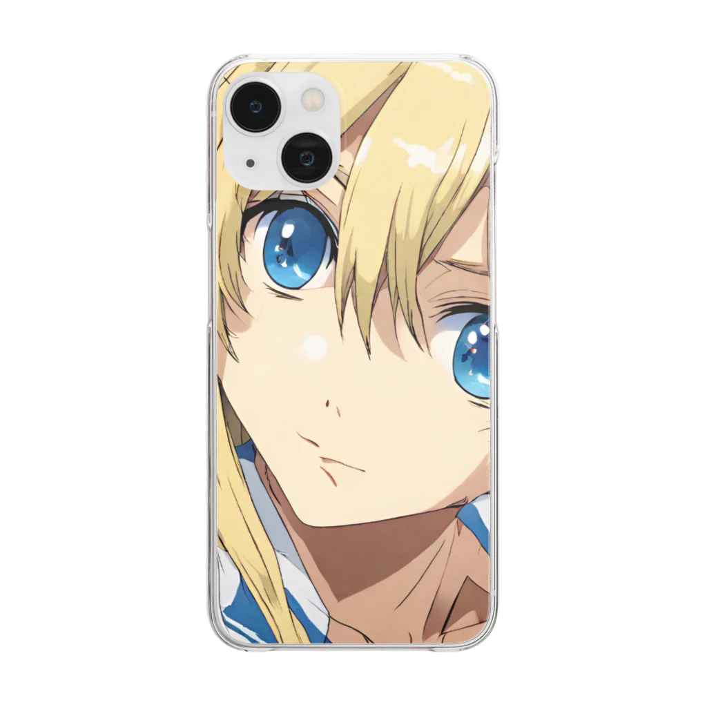 the blue seasonの大島 美樹（おおしま みき） Clear Smartphone Case