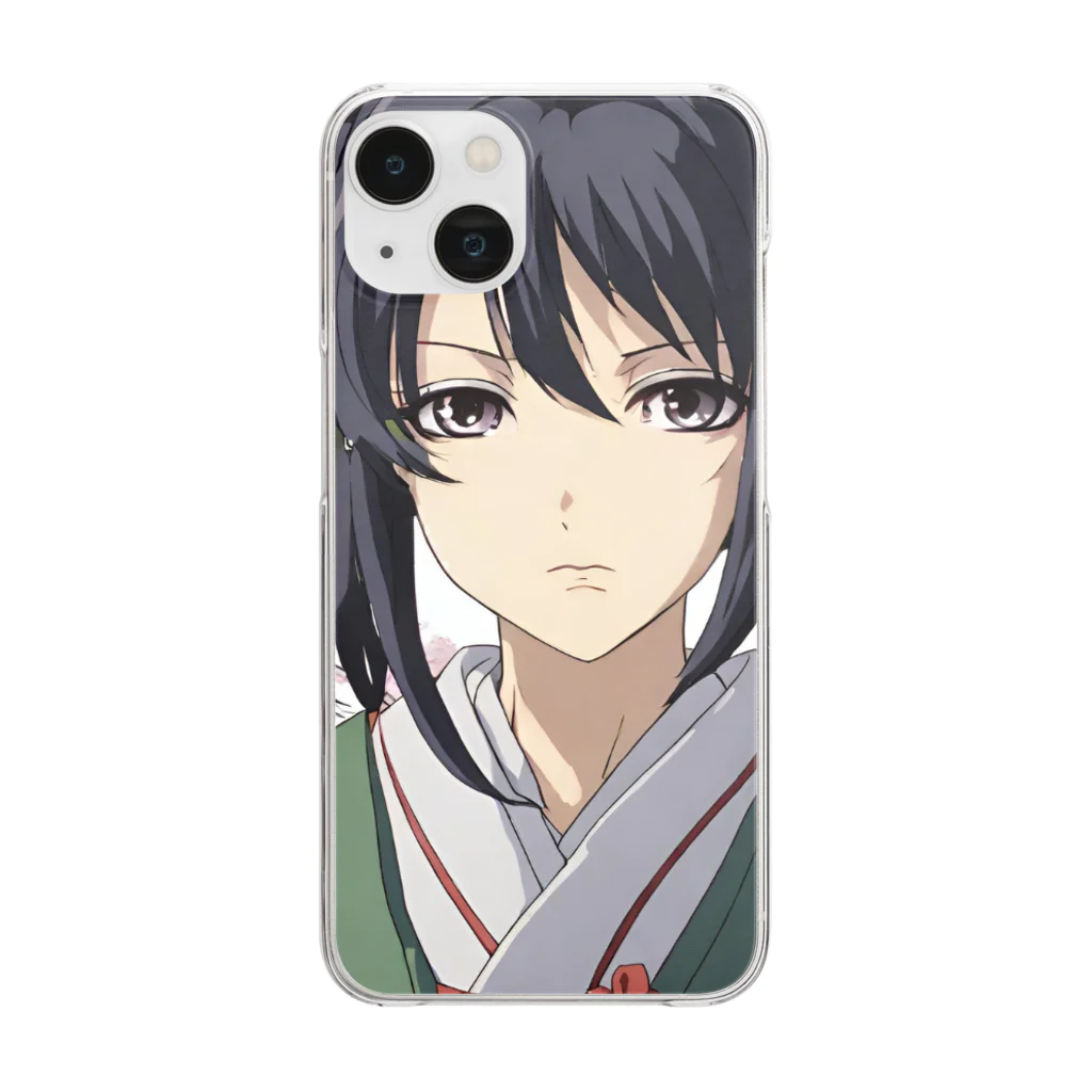 the blue seasonの森本美穂 Clear Smartphone Case