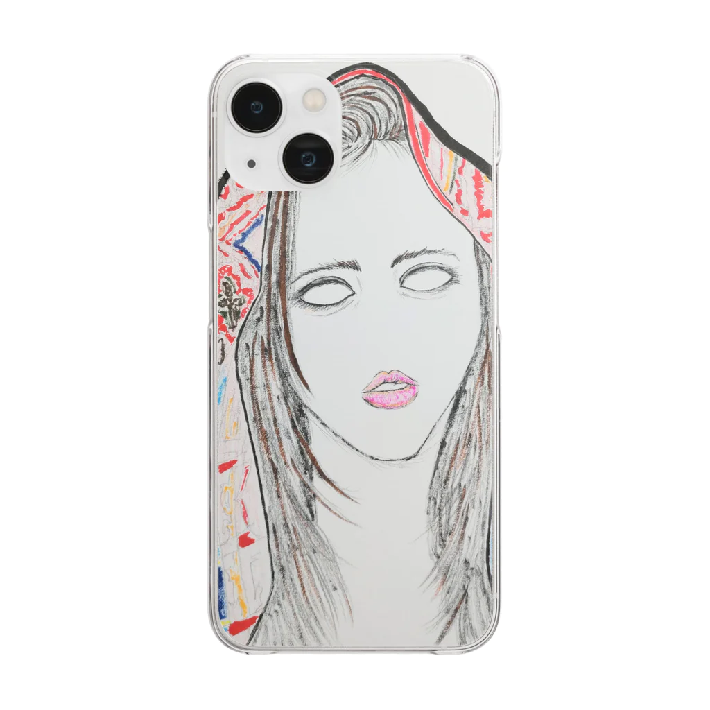 三原彰彦のshawl beauty Clear Smartphone Case