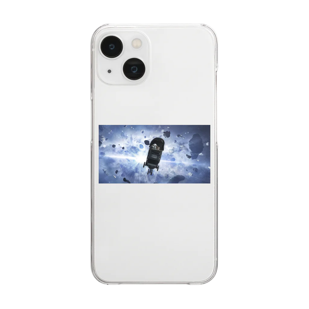 sallyllasのspaceman TEN Clear Smartphone Case