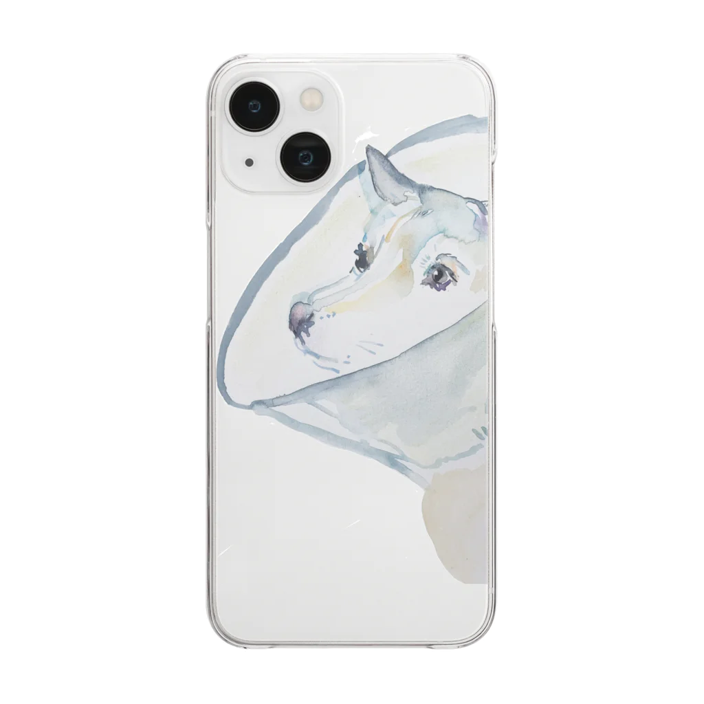 KUMIIRO Kumiko-TakezawaのDog.2 Clear Smartphone Case