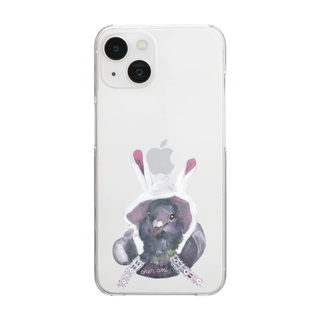 レース鳩の🐰デールのうさぎ🐰デール Clear Smartphone Case