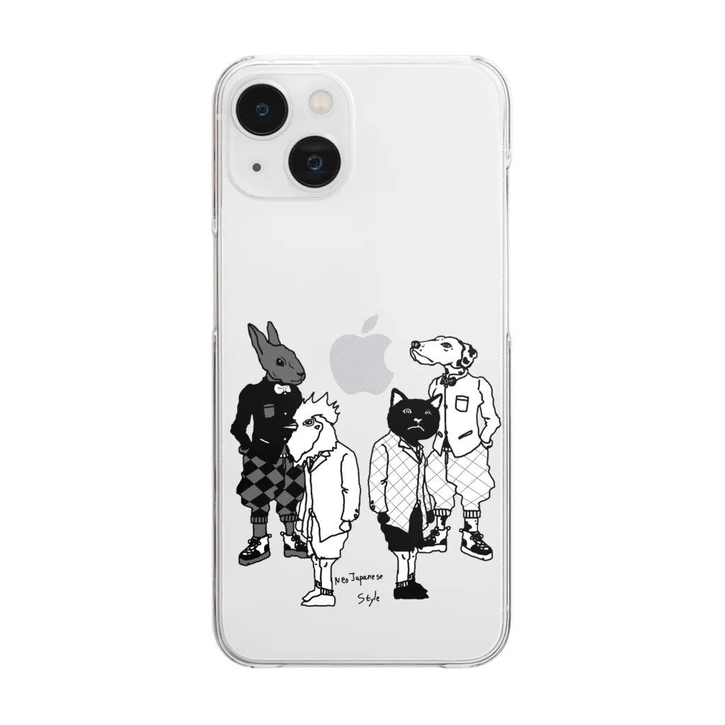 NEOJAPANESESTYLE                               のanimals Clear Smartphone Case