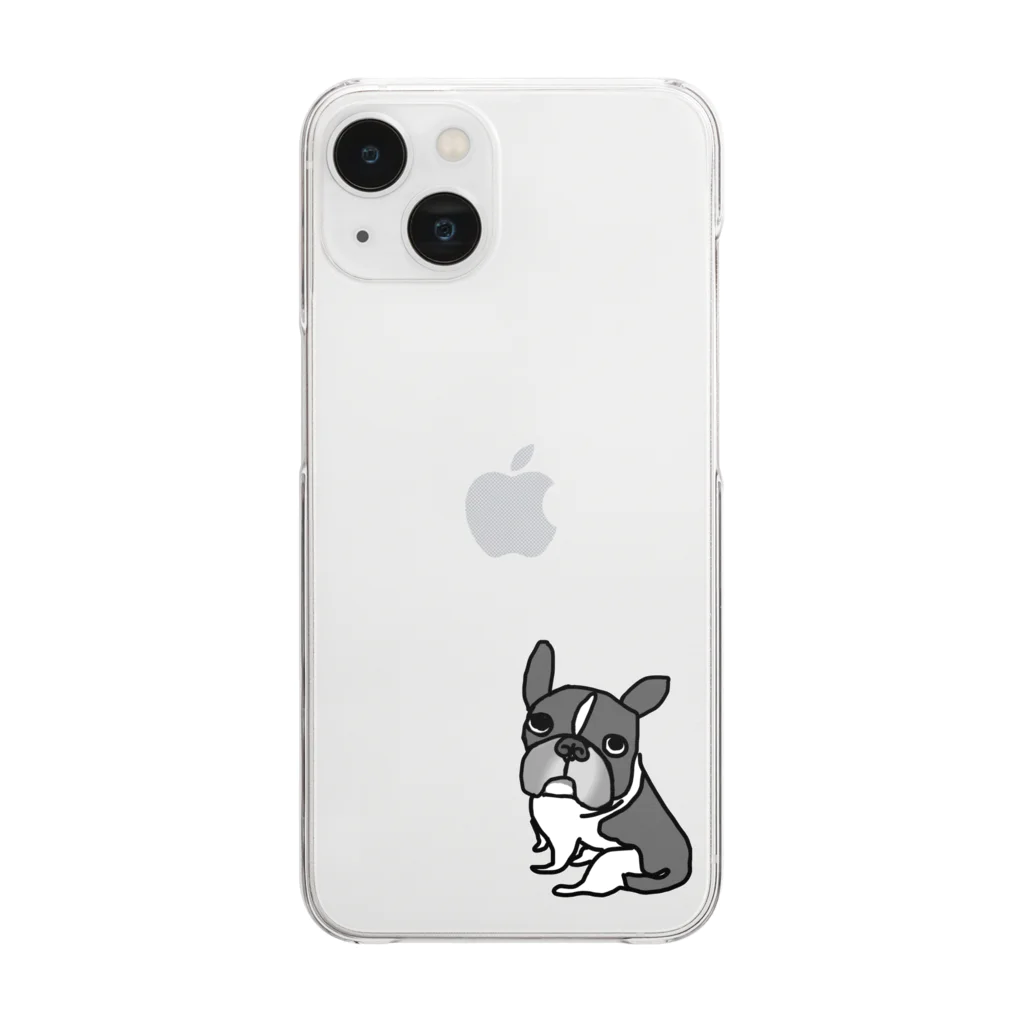 ひらいんさいどのブルオさん Clear Smartphone Case