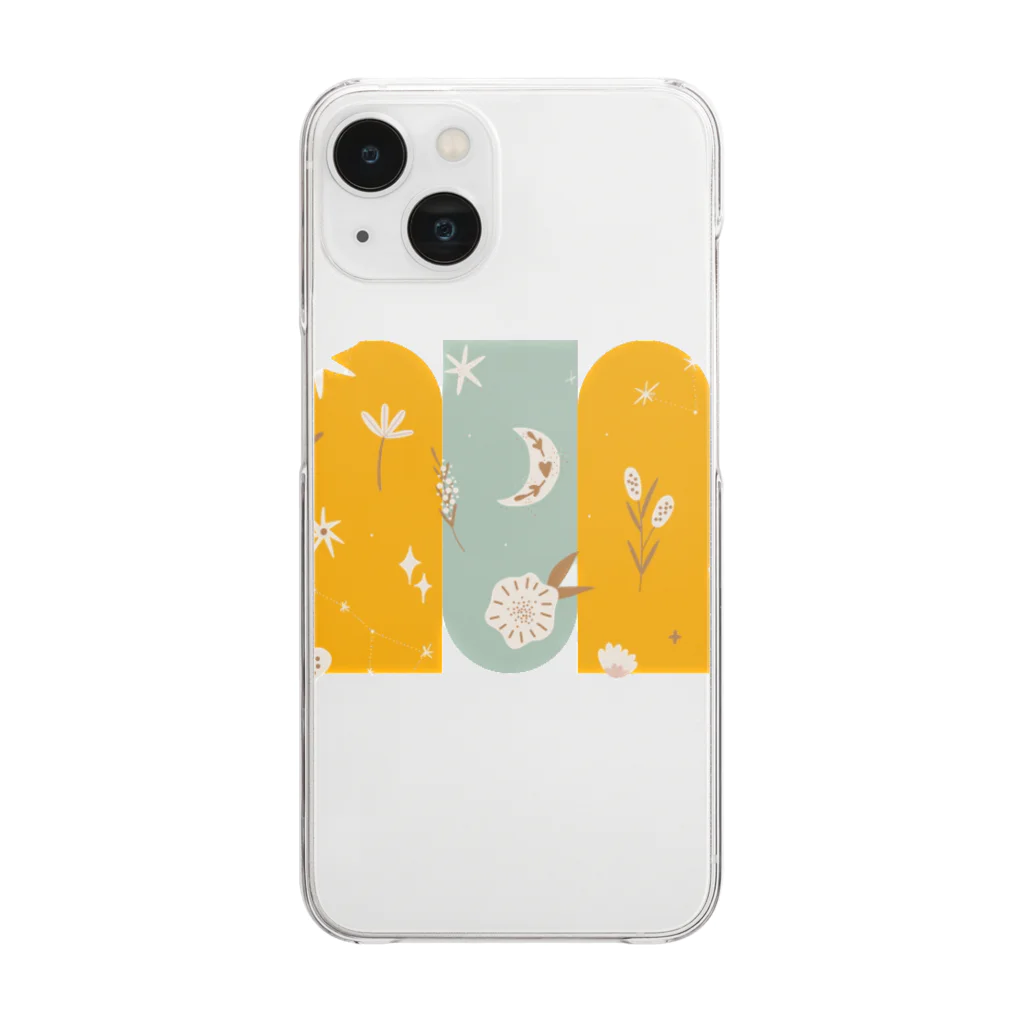  MIRACLE MOONのBOHO MOON Clear Smartphone Case