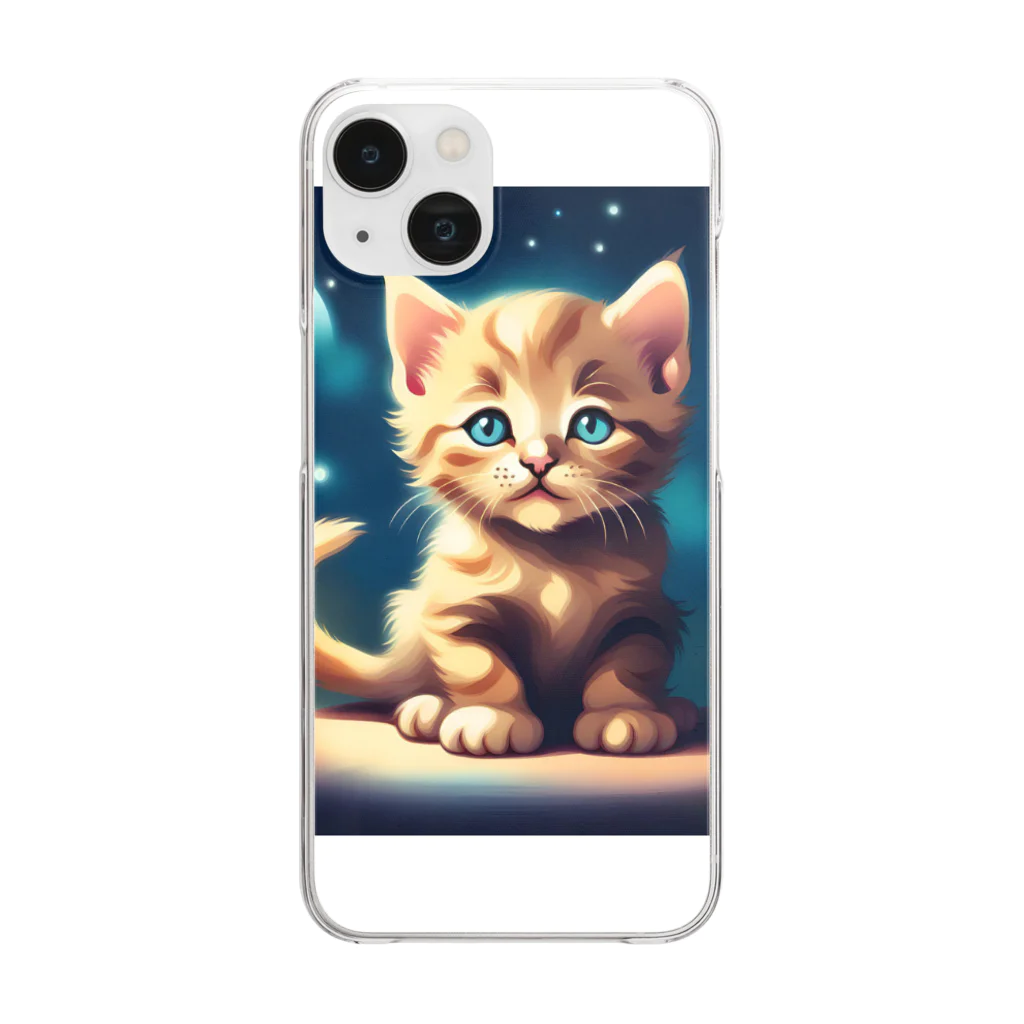 hiropon0712の可愛い子猫 Clear Smartphone Case