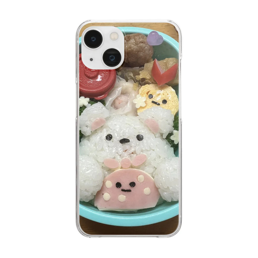 Girigiri-kの隅っこのキャラ弁 Clear Smartphone Case