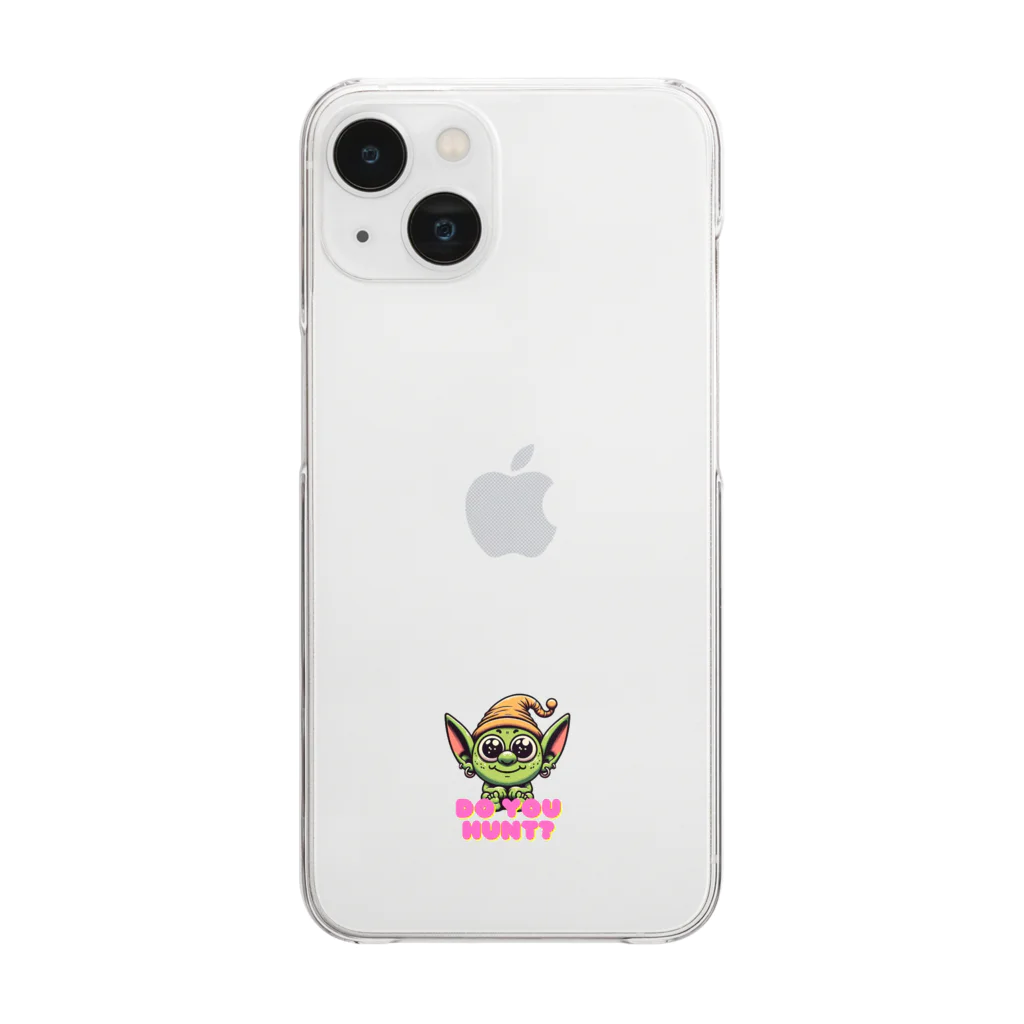 project-kotaroのdo you hunt? Clear Smartphone Case